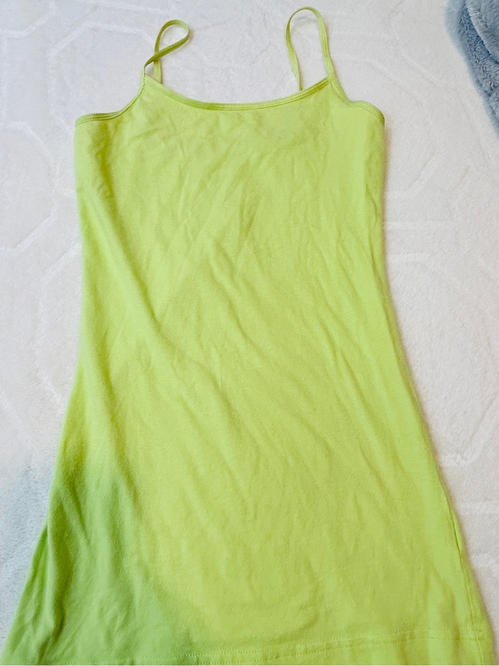 Arizona Jean Company Neon Lime Tank Top with Silver Logo